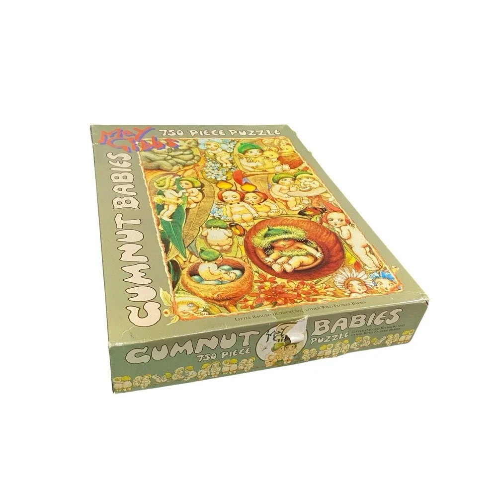 1992 May Gibbs Gumnut Babies 750 Pc Little Ragged Blossom Puzzle